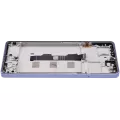 OLED Assembly With Frame Compatible For Xiaomi Redmi Note 13 Pro 4G / Xiaomi Poco M6 Pro 4G (Refurbished) (Purple)