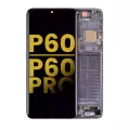 OLED Assembly With Frame Compatible For Huawei P60 / P60 Pro (Refurbished) (Black / Green)