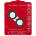 Casper Camera Lens Protector Compatible For iPhone 16 / 16 Plus (Black) (Clear)