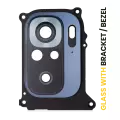 Back Camera Lens With Bracket / Bezel Compatible For Xiaomi Redmi Note 10S (Graphite Gray)
