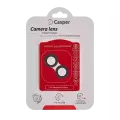 Casper Camera Lens Protector Compatible For iPhone 16 / 16 Plus (Black) (Clear)