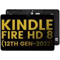 LCD Assembly With Frame Compatible For Amazon Kindle Fire HD 8 (12th Gen, 2022) (Refurbished) (All Colors)