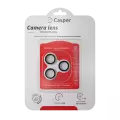 Casper Camera Lens Protector Compatible For iPhone 15 Pro / 15 Pro Max (Silver) (Clear)