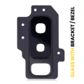 Back Camera Lens With Bracket / Bezel Compatible For Samsung Galaxy S9 Plus (Black)