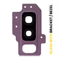 Back Camera Lens With Bracket / Bezel Compatible For Samsung Galaxy S9 Plus (Purple)