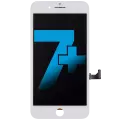 LCD Assembly With Steel Plate Compatible For iPhone 7 Plus (Aftermarket: AQ7) (White)