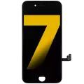 LCD Assembly With Steel Plate Compatible For iPhone 7 (Premium) (Black)