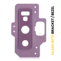 Back Camera Lens With Bracket / Bezel Compatible For Samsung Galaxy Note 9 (Lavender Purple)