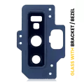 Back Camera Lens With Bracket / Bezel Compatible For Samsung Galaxy Note 9 (Ocean Blue)