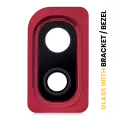 Back Camera Lens With Bracket / Bezel Compatible For Samsung Galaxy A10 (A105 / 2019) (Red)