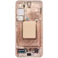 OLED Assembly With Frame Compatible For Samsung Galaxy S24 5G (US & International Version) (Refurbished) (Sandstone Orange)