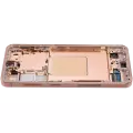 OLED Assembly With Frame Compatible For Samsung Galaxy S24 5G (US & International Version) (Refurbished) (Sandstone Orange)