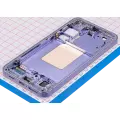 OLED Assembly With Frame Compatible For Samsung Galaxy S24 5G (US & International Version) (Refurbished) (Cobalt Violet)