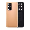 Back cover Glass With Camera Lens Compatible For Huawei P40 Pro (Blush Gold)