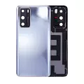 Back cover Glass With Camera Lens Compatible For Huawei P40 (Silver Frost)