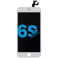 LCD Assembly With Steel Plate Compatible For iPhone 6S Plus (Aftermarket: AQ7) (White)
