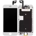 LCD Assembly With Steel Plate Compatible For iPhone 6S (Aftermarket) (White)