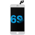 LCD Assembly With Steel Plate Compatible For iPhone 6S Plus (Aftermarket) (White)