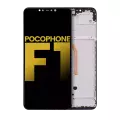 LCD Assembly With Frame Compatible For Xiaomi Pocophone F1 (Refurbished) (All Colors) 