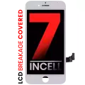 LCD Assembly With Steel Plate Compatible For iPhone 7 (Aftermarket Pro: XO7 Incell) (White)