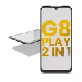 2 in 1 Front Glass With OCA Pre-Installed Compatible For Motorola Moto G8 Play (XT2015 / 2019)