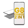 2 in 1 Front Glass With OCA Pre-Installed Compatible For Motorola Moto G8 Power (XT2041 / 2020)