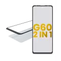 2 in 1 Front Glass With OCA Pre-Installed Compatible For Motorola Moto G60 (XT2135 / 2021)