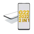 2 in 1 Front Glass With OCA Pre-Installed Compatible For Motorola Moto G22 (XT2231 / 2022)