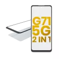 2 in 1 Front Glass With OCA Pre-Installed Compatible For Motorola Moto G71 5G (XT2169 / 2022)