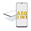 2 in 1 Front Glass With OCA Pre-Installed Compatible For Samsung Galaxy A50 (A505 / 2019)