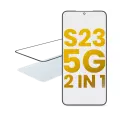 2 in 1 Front Glass With OCA Pre-Installed Compatible For Samsung Galaxy S23 5G