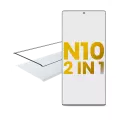 2 in 1 Front Glass With OCA Pre-Installed Compatible For Samsung Galaxy Note 10