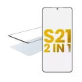 2 in 1 Front Glass With OCA Pre-Installed Compatible For Samsung Galaxy S21