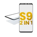 2 in 1 Front Glass With OCA Pre-Installed Compatible For Samsung Galaxy S9