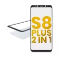 2 in 1 Front Glass With OCA Pre-Installed Compatible For Samsung Galaxy S8 Plus