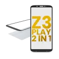 2 in 1 Front Glass With OCA Pre-Installed Compatible For Motorola Moto Z3 Play (XT1929 / 2018)