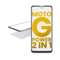 2 in 1 Front Glass With OCA Pre-Installed Compatible For Motorola Moto G Power (XT2165 / 2022)