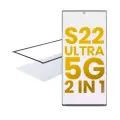 2 in 1 Front Glass With OCA Pre-Installed Compatible For Samsung Galaxy S22 Ultra 5G