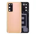 Back cover Glass With Camera Lens Compatible For Huawei P40 (Blush Gold)