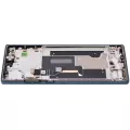 OLED Assembly With Frame Compatible For Motorola Moto Edge 50 Fusion 5G (XT2429 / 2024) (Refurbished) (Forest Blue)
