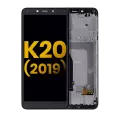 LCD Assembly With Frame Compatible For LG K20 (2019) (Refurbished) (All Colors)