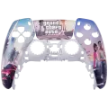 Handle Controller Housing Compatible For PlayStation 5 (GTA6) (Grand Theft Auto VI) (2 Piece Set)