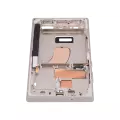Mid-Frame Housing Compatible For Samsung Galaxy S23 Ultra 5G (US & International Version) (Cream)