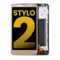 LCD Assembly With Frame Compatible For LG G Stylo 2 (Refurbished) (Gold)
