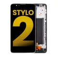 LCD Assembly With Frame Compatible For LG G Stylo 2 (Refurbished) (Black)