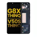 OLED Assembly With Frame Compatible For LG G8X ThinQ / V50S ThinQ 5G (Refurbished) (Aurora Black)