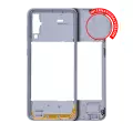 Mid-Frame Housing Compatible For Samsung Galaxy A50 (A505 / 2019) (International Version) (Aftermarket Plus) (White)