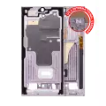 Mid-Frame Housing Compatible For Samsung Galaxy S23 Ultra 5G (US & International Version) (Lavender)