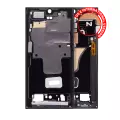 Mid-Frame Housing Compatible For Samsung Galaxy S23 Ultra 5G (US & International Version) (Phantom Black)