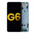 LCD Assembly With Frame Compatible For LG G6 (Refurbished) (Marine Blue)